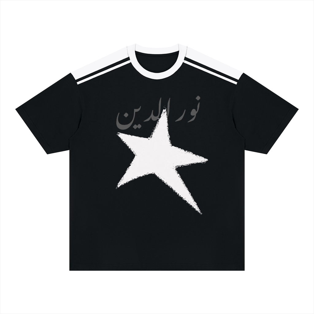 Unisex Color Block Loose T-Shirt