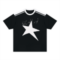 Unisex Color Block Loose T-Shirt