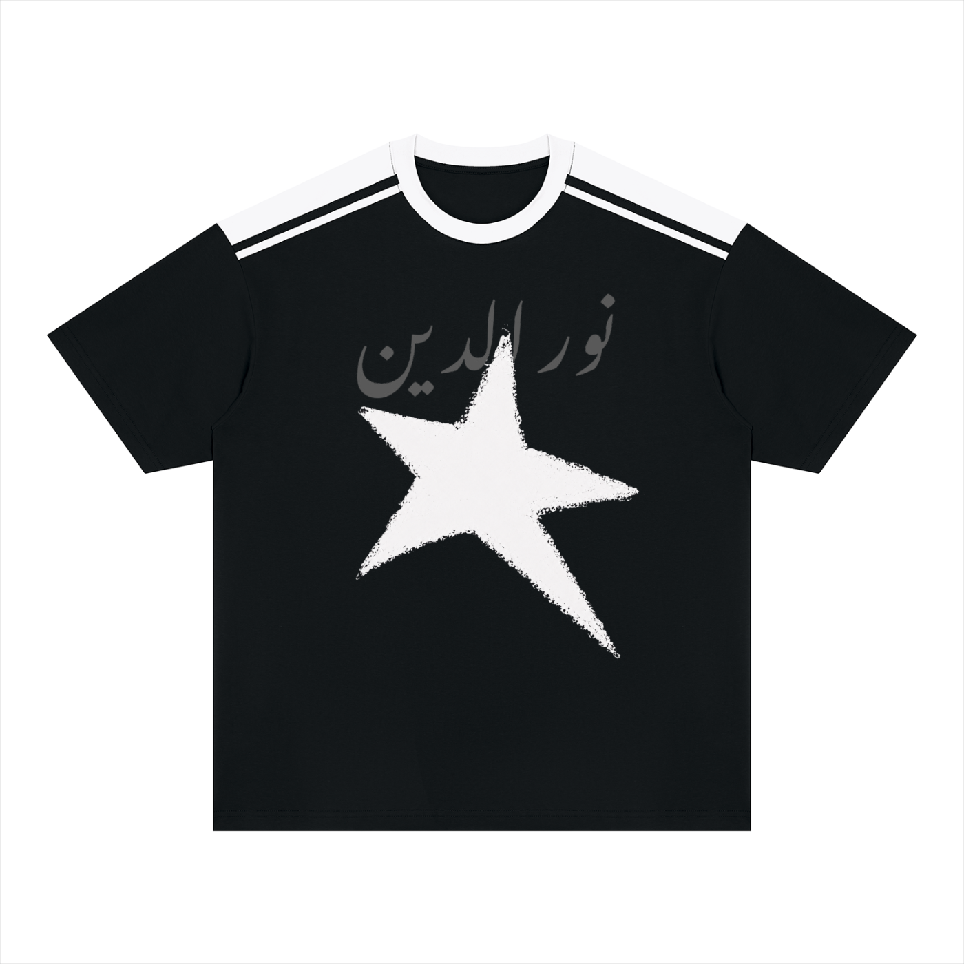 Unisex Color Block Loose T-Shirt